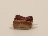 Pair of Hot Dogs in Buns Miniature Toy Play Food