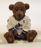 Elby Gifts NHL Power Play Captain Series Vancouver Canucks #19 Markus Naslund 3" Tall Resin Teddy Bear Figurine