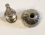 Vintage Miniature Dollhouse Sized 3" Tall Metal Lamp with Shade
