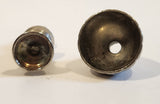 Vintage Miniature Dollhouse Sized 3" Tall Metal Lamp with Shade
