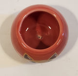 Brown Kitty Cat Small Miniature Pink Ceramic Planter Bowl Succulent Pot