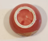 Brown Kitty Cat Small Miniature Pink Ceramic Planter Bowl Succulent Pot