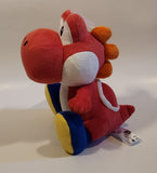 2018 Nintendo Super Mario Red Yoshi 8" Tall Toy Plush Stuffed Character