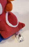2018 Nintendo Super Mario Red Yoshi 8" Tall Toy Plush Stuffed Character