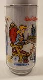 1980s McDonald's Walt Disney Productions Cinderella 5 3/4" Tall Glass Cup