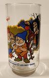 1980s McDonald's Walt Disney Productions Snow White And The Seven Dwarves 5 3/4" Tall Glass Cup