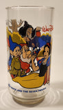1980s McDonald's Walt Disney Productions Snow White And The Seven Dwarves 5 3/4" Tall Glass Cup