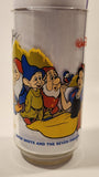 1980s McDonald's Walt Disney Productions Snow White And The Seven Dwarves 5 3/4" Tall Glass Cup