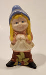 Vintage Snow White and The Seven Dwarves 'Fantasy' Female Girl Dwarf 5 1/8" Tall Hand Painted Ceramic Figure