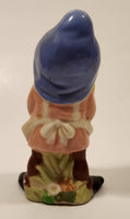 Vintage Snow White and The Seven Dwarves 'Fantasy' Female Girl Dwarf 5 1/8" Tall Hand Painted Ceramic Figure