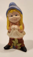 Vintage Snow White and The Seven Dwarves 'Fantasy' Female Girl Dwarf 5 1/8" Tall Hand Painted Ceramic Figure