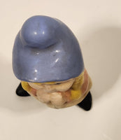 Vintage Snow White and The Seven Dwarves 'Fantasy' Female Girl Dwarf 5 1/8" Tall Hand Painted Ceramic Figure