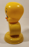 Warner Bros Looney Tunes Tweety Bird 7 1/2" Tall Plastic Light Up Alarm Clock Plays Its A Small Worlds
