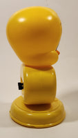 Warner Bros Looney Tunes Tweety Bird 7 1/2" Tall Plastic Light Up Alarm Clock Plays Its A Small Worlds