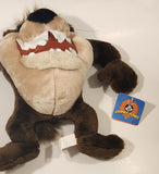 1998 Ace Warner Bros. Looney Tunes Taz Cartoon Character 12" Tall Plush Stuffed Animal with Tags