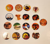 Disney Lion King Pogs Caps Lot of 17
