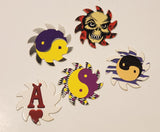 Mixed Blades Pogs Caps Lot of 5