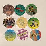 Mixed Pogs Caps Lot of 9