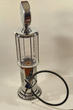 Vintage Fill 'Er Up Metal and Glass Gas Station Pump Shaped Liquor Drink Dispenser 19" Tall