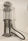Vintage Fill 'Er Up Metal and Glass Gas Station Pump Shaped Liquor Drink Dispenser 19" Tall