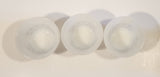 Vintage Dynaware 13 Pyrex White Milk Glass Custard Cups Set of 3