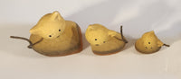 Cat Family of 3 Terracotta Figurines
