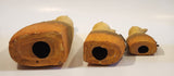 Cat Family of 3 Terracotta Figurines