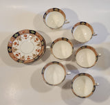 Duchess China Jewel Tea Cup and Saucer Set of 6 Made in England