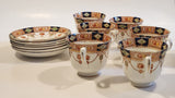 Duchess China Jewel Tea Cup and Saucer Set of 6 Made in England