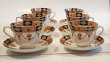 Duchess China Jewel Tea Cup and Saucer Set of 6 Made in England