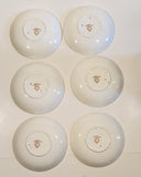Duchess China Jewel Tea Cup and Saucer Set of 6 Made in England