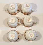 Duchess China Jewel Tea Cup and Saucer Set of 6 Made in England