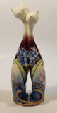 Vintage CR Long Neck Cats 10 1/4" Tall Hand Painted Porcelain Bud Vase