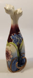 Vintage CR Long Neck Cats 10 1/4" Tall Hand Painted Porcelain Bud Vase