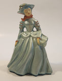 Rare Vintage MCM Devonware Victorian Woman 5 3/4" Chalkware Figurine
