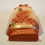 Vintage Favor Industries Pink Orange Peach Bottle 5 1/4" x 7 1/4" Chalkware Wall Hanging
