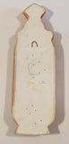 Vintage Favor Industries Pink Orange Peach Bottle 5 1/4" x 7 1/4" Chalkware Wall Hanging