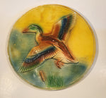 Vintage Mallard Duck Flying 11 1/4" Chalkware Wall Hanging