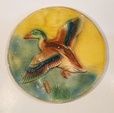 Vintage Mallard Duck Flying 11 1/4" Chalkware Wall Hanging