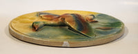Vintage Mallard Duck Flying 11 1/4" Chalkware Wall Hanging