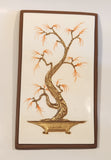 Vintage Tuscanart Toronto Canada Bonsai Tree 7 3/4" x 14" Chalkware Wall Hanging