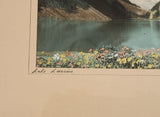 Vintage 1879 -1965 George Noble Banff Canada Lake Louise Vintage Photograph Signed