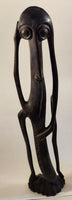 African Makonde Carved Rosewood Fantasy Figure 20 1/2" Tall Statue Sculpture