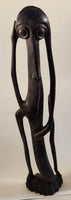 African Makonde Carved Rosewood Fantasy Figure 20 1/2" Tall Statue Sculpture