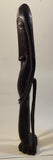 African Makonde Carved Rosewood Fantasy Figure 20 1/2" Tall Statue Sculpture