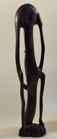 African Makonde Carved Rosewood Fantasy Figure 20 1/2" Tall Statue Sculpture