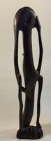 African Makonde Carved Rosewood Fantasy Figure 20 1/2" Tall Statue Sculpture