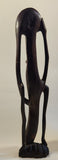 African Makonde Carved Rosewood Fantasy Figure 20 1/2" Tall Statue Sculpture