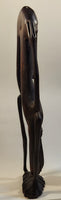 African Makonde Carved Rosewood Fantasy Figure 20 1/2" Tall Statue Sculpture