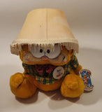 1978 1981 Dakin Paws Garfield 'Born To Party' with Lampshade on Head 8 1/2" Tall Toy Plush Stuffed Character with Tag